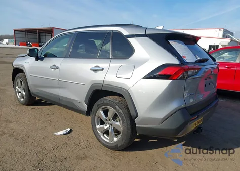 2019 Toyota Rav4 Hybrid Limited from USA, damaged, VIN JTMDWRFV4KD030590